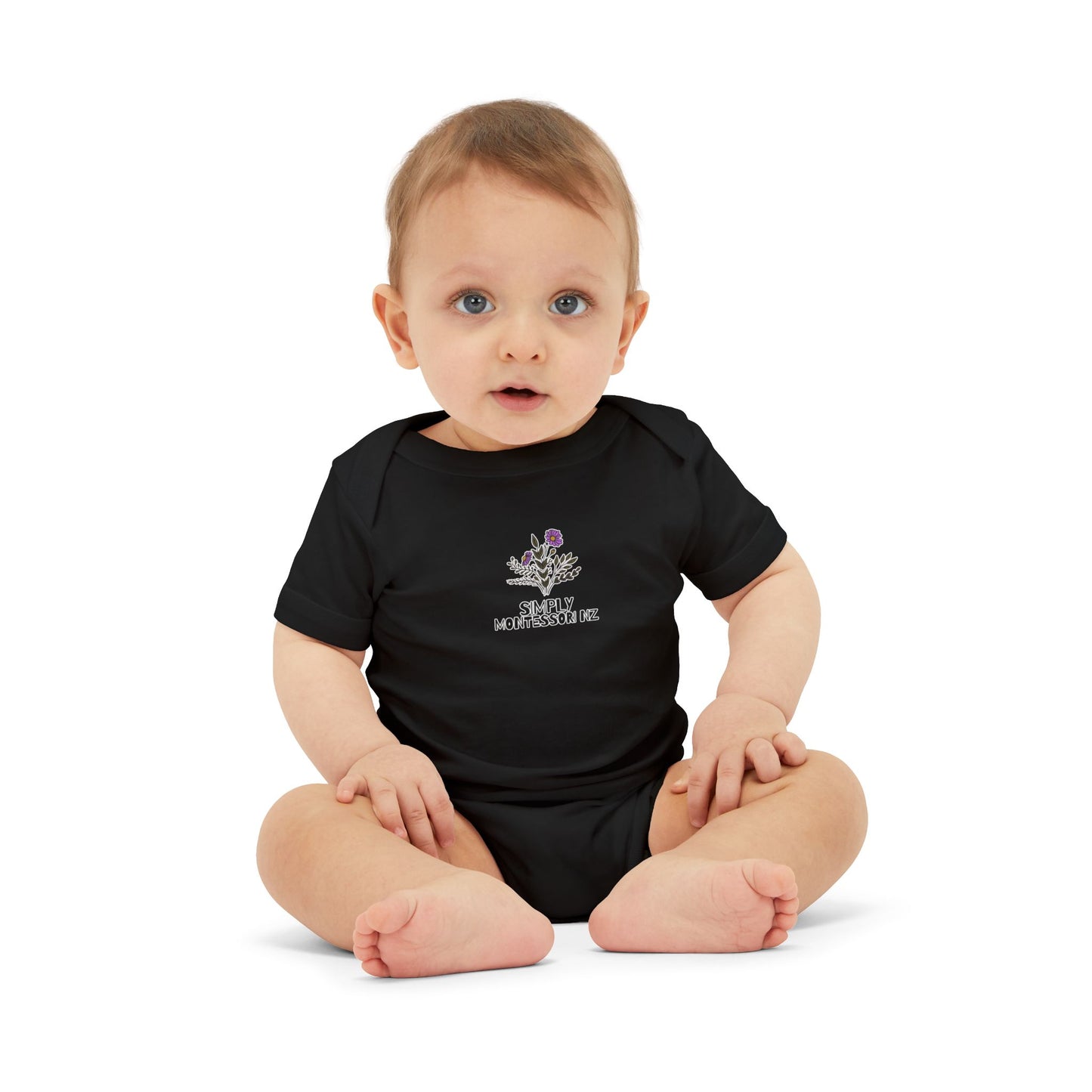 Simply Montessori Logo Onesie