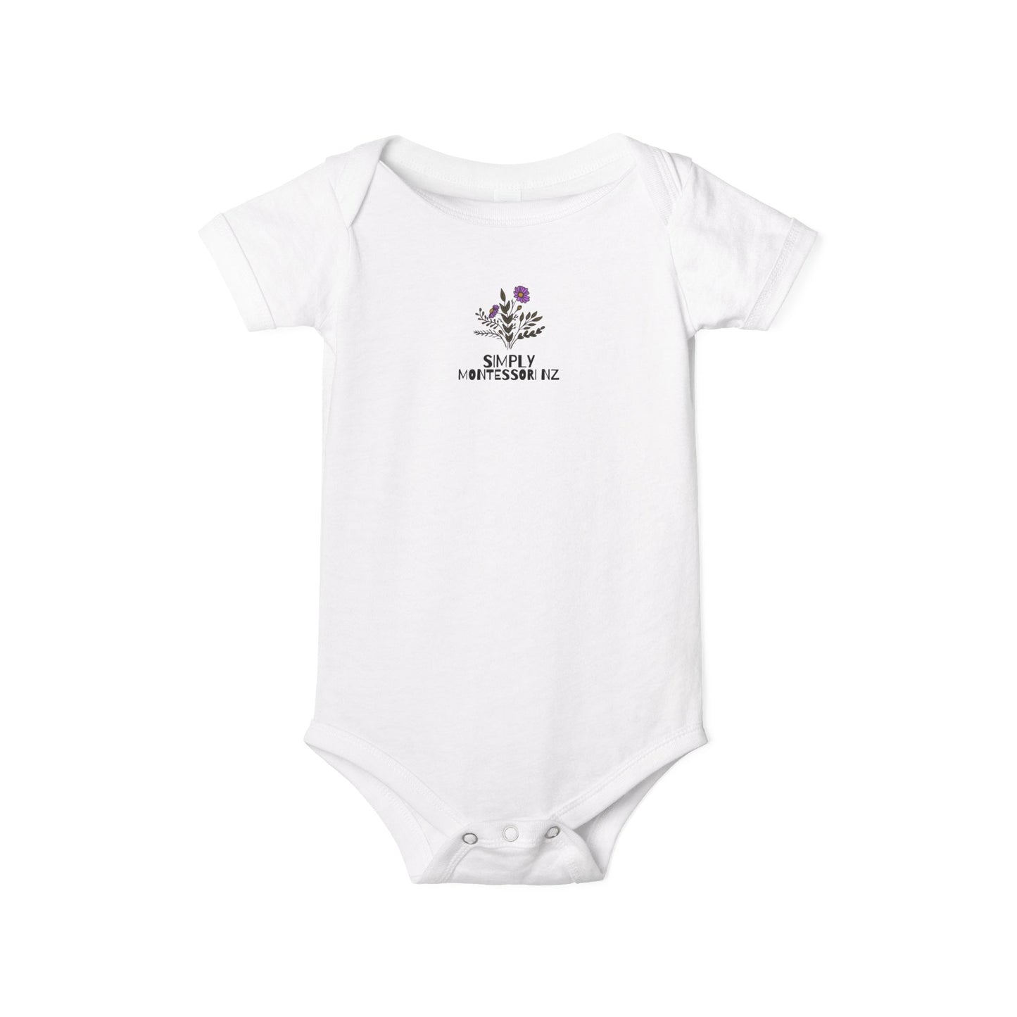 Simply Montessori Logo Onesie