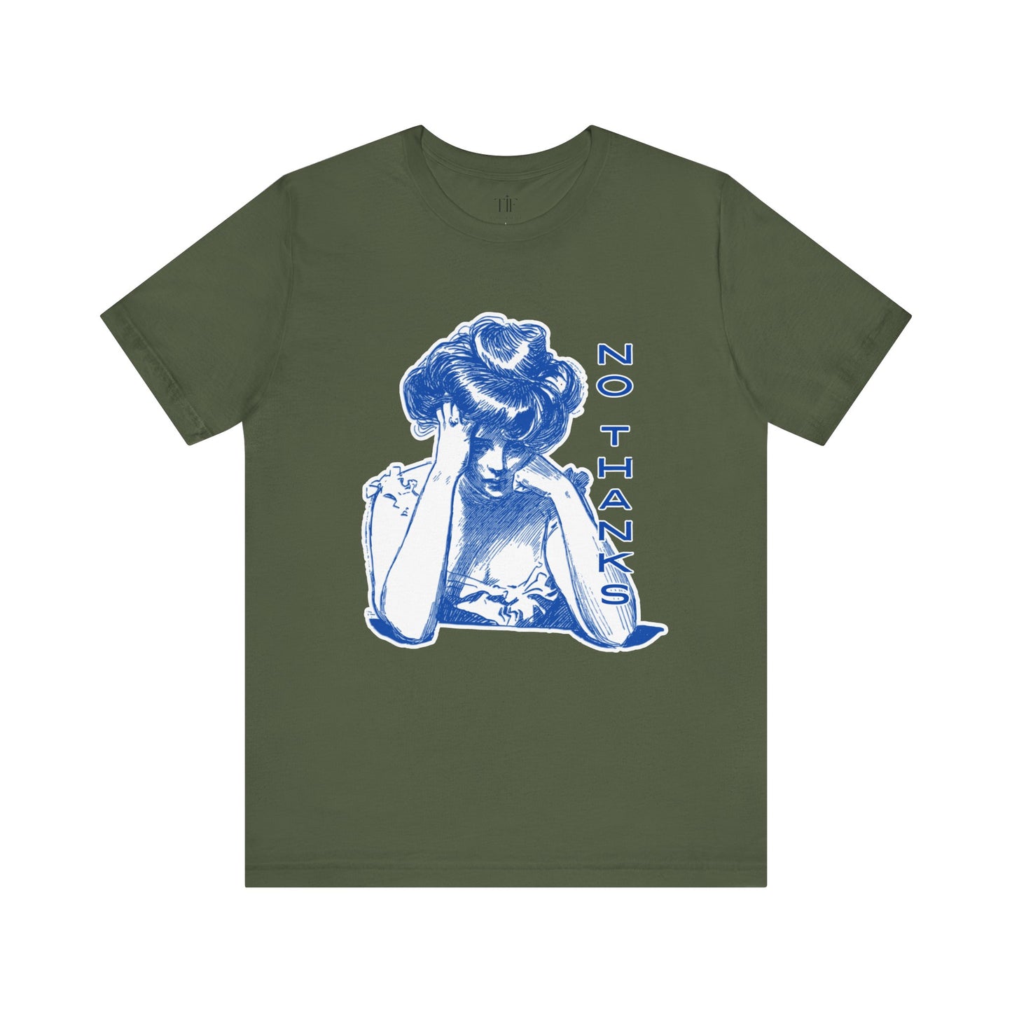 No Thanks Vintage Art Tee