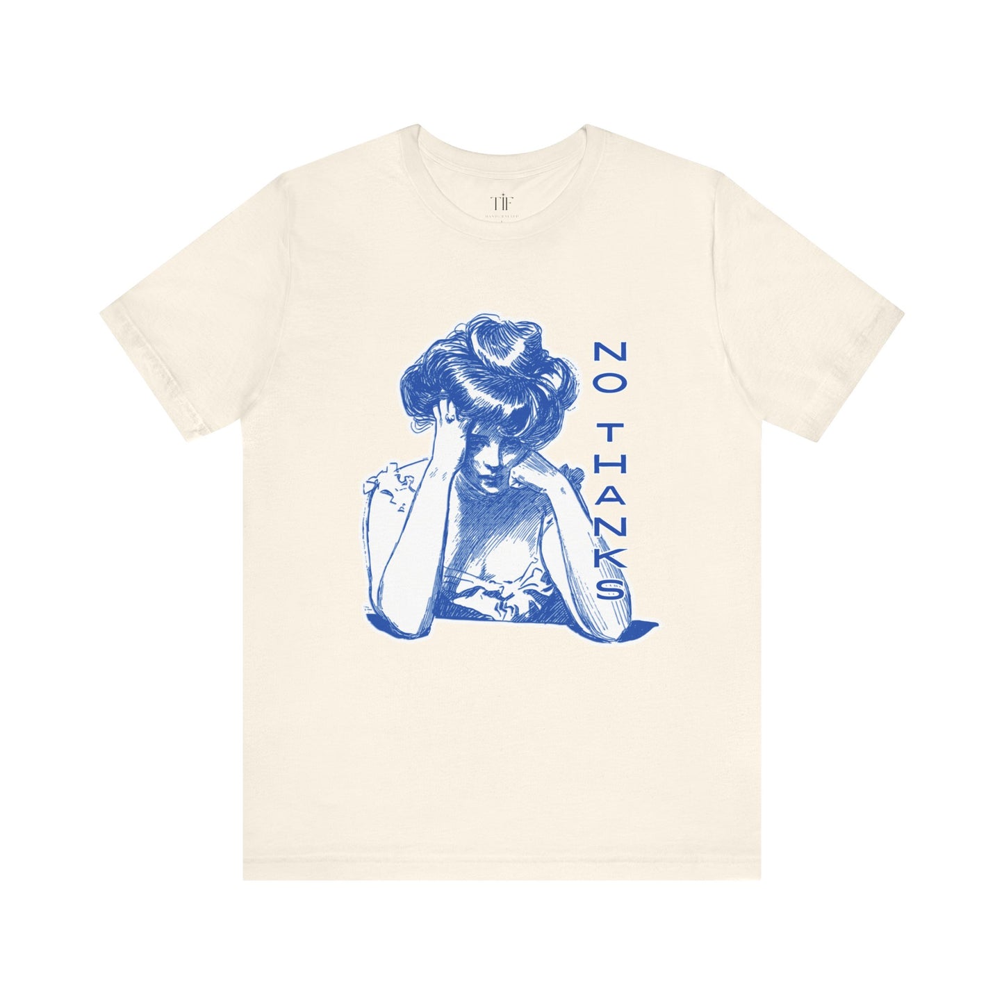 No Thanks Vintage Art Tee