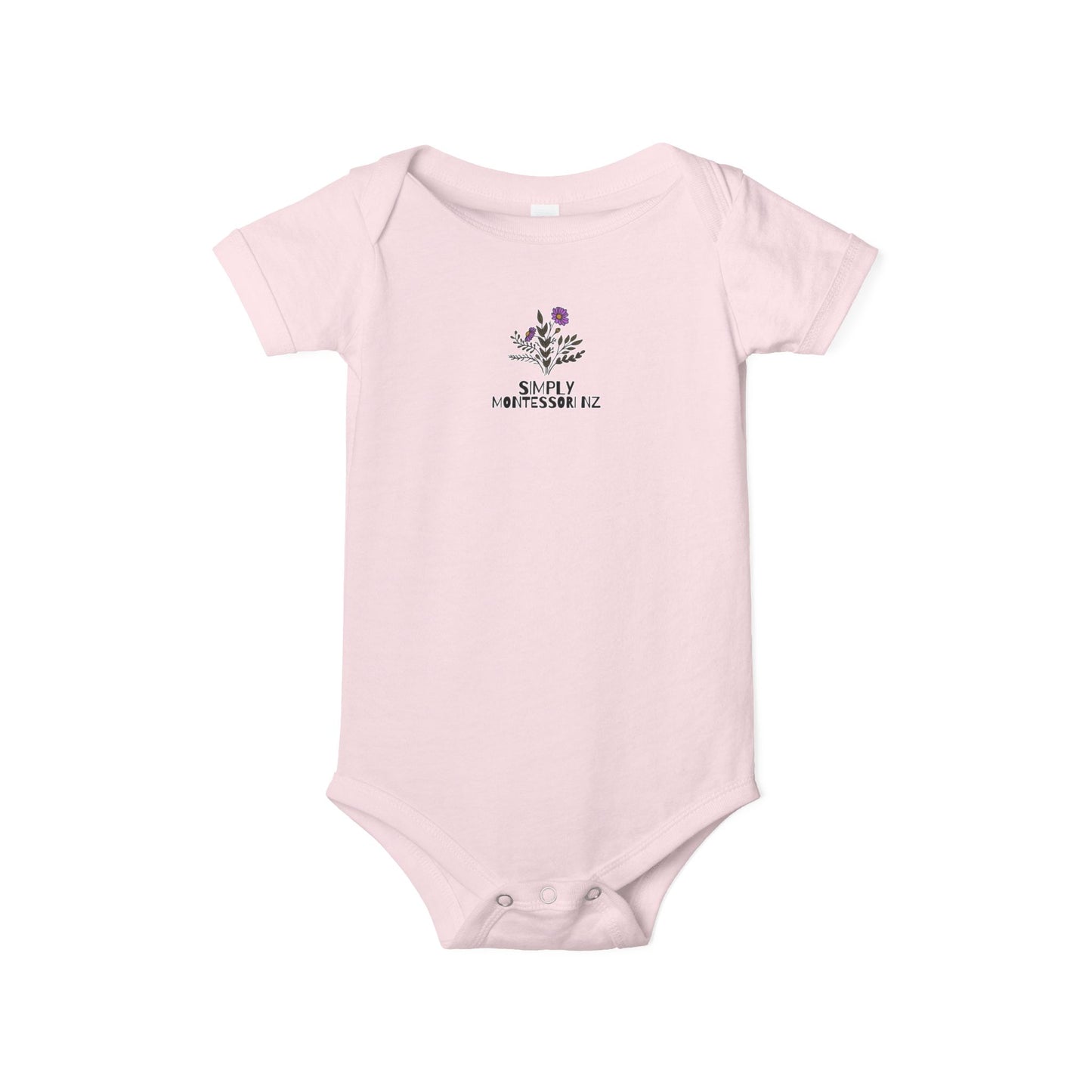 Simply Montessori Logo Onesie