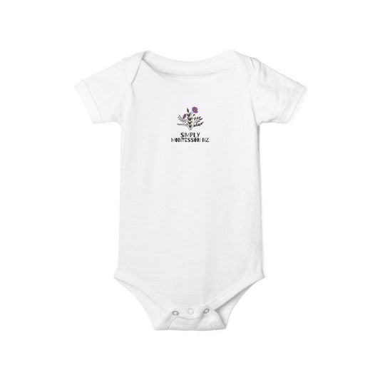 Simply Montessori Logo Onesie