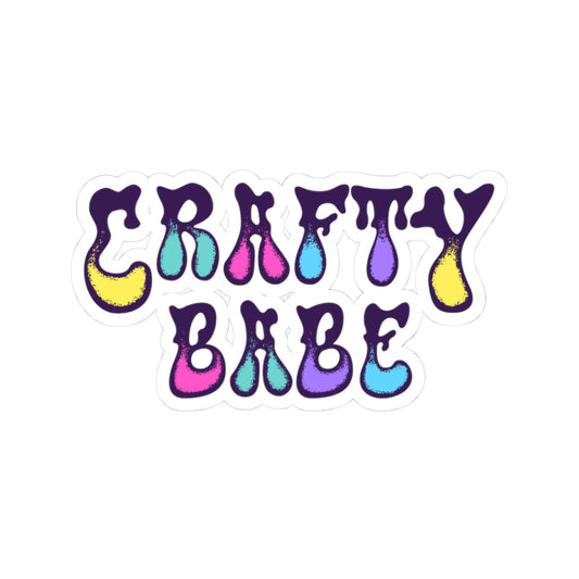 Crafty Babe Sticker