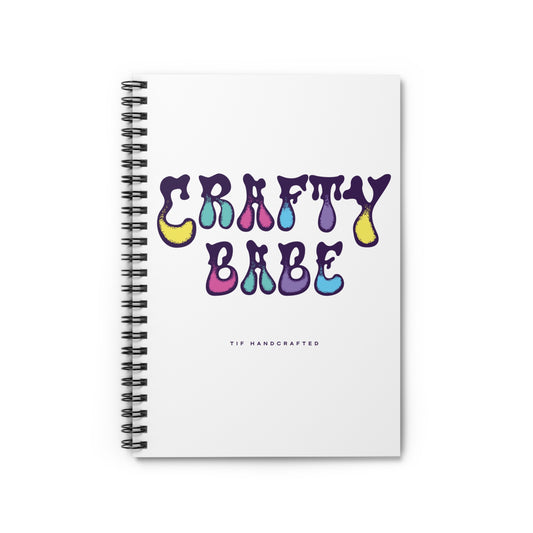 Colorful Crafty Babe Spiral Journal