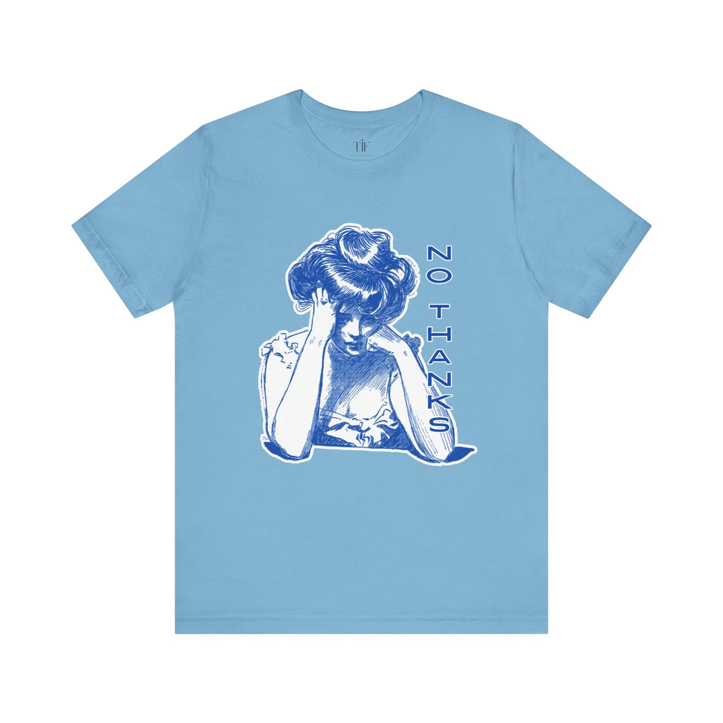 No Thanks Vintage Art Tee