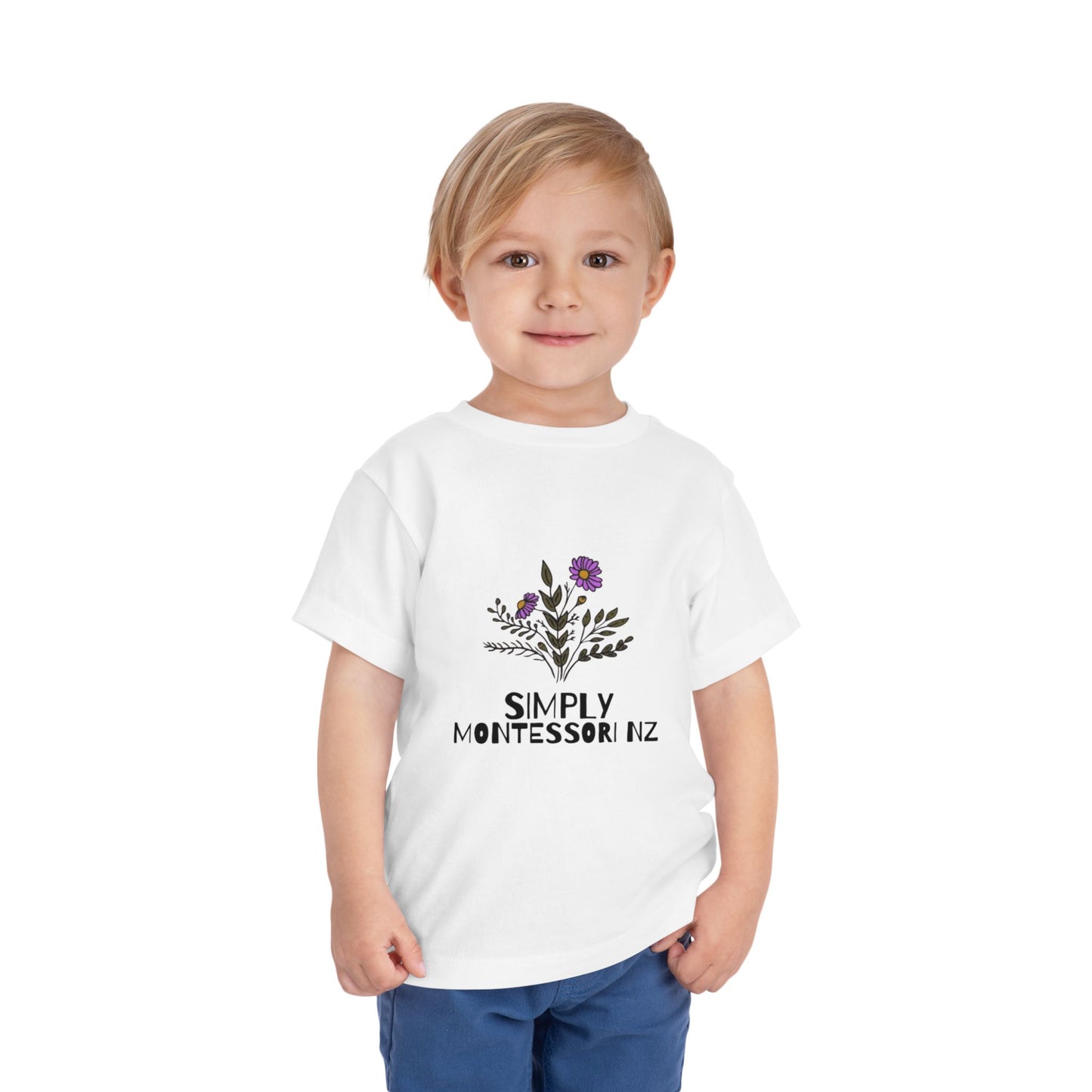 Simply Montessori Logo Toddler Tee
