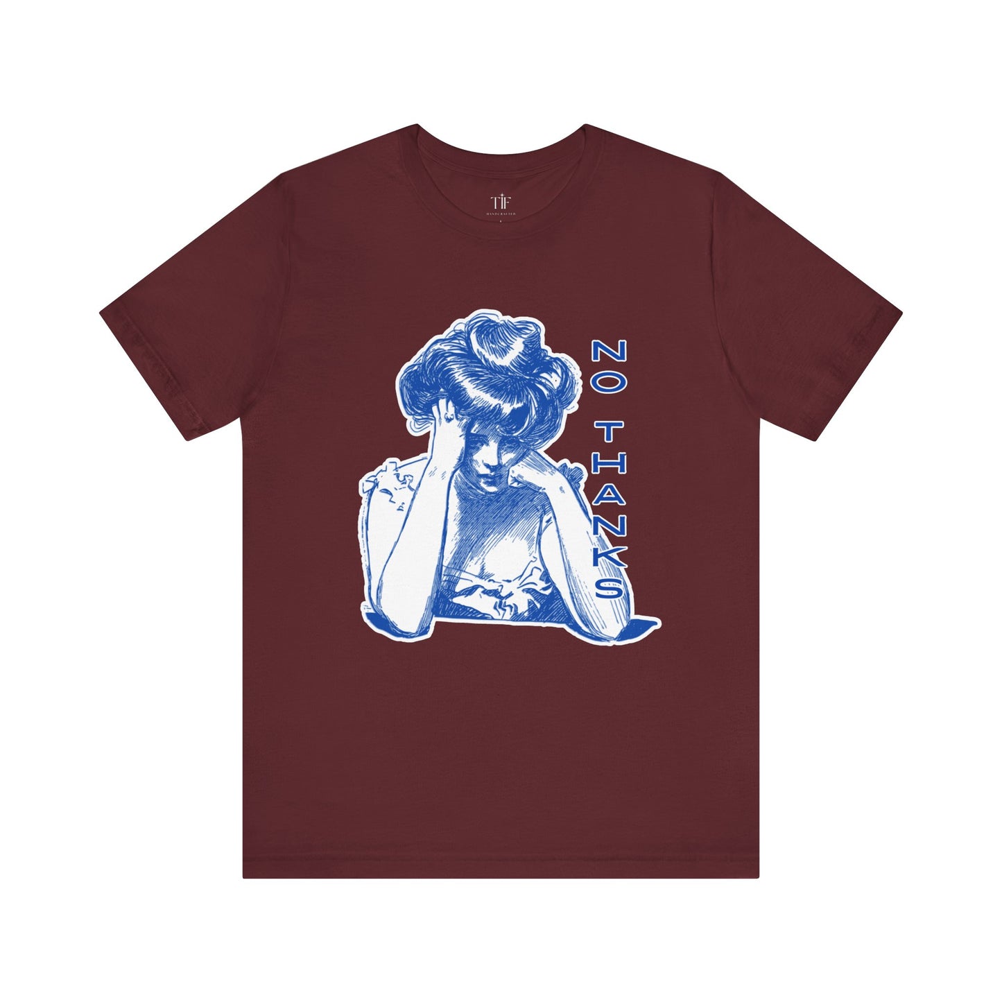 No Thanks Vintage Art Tee