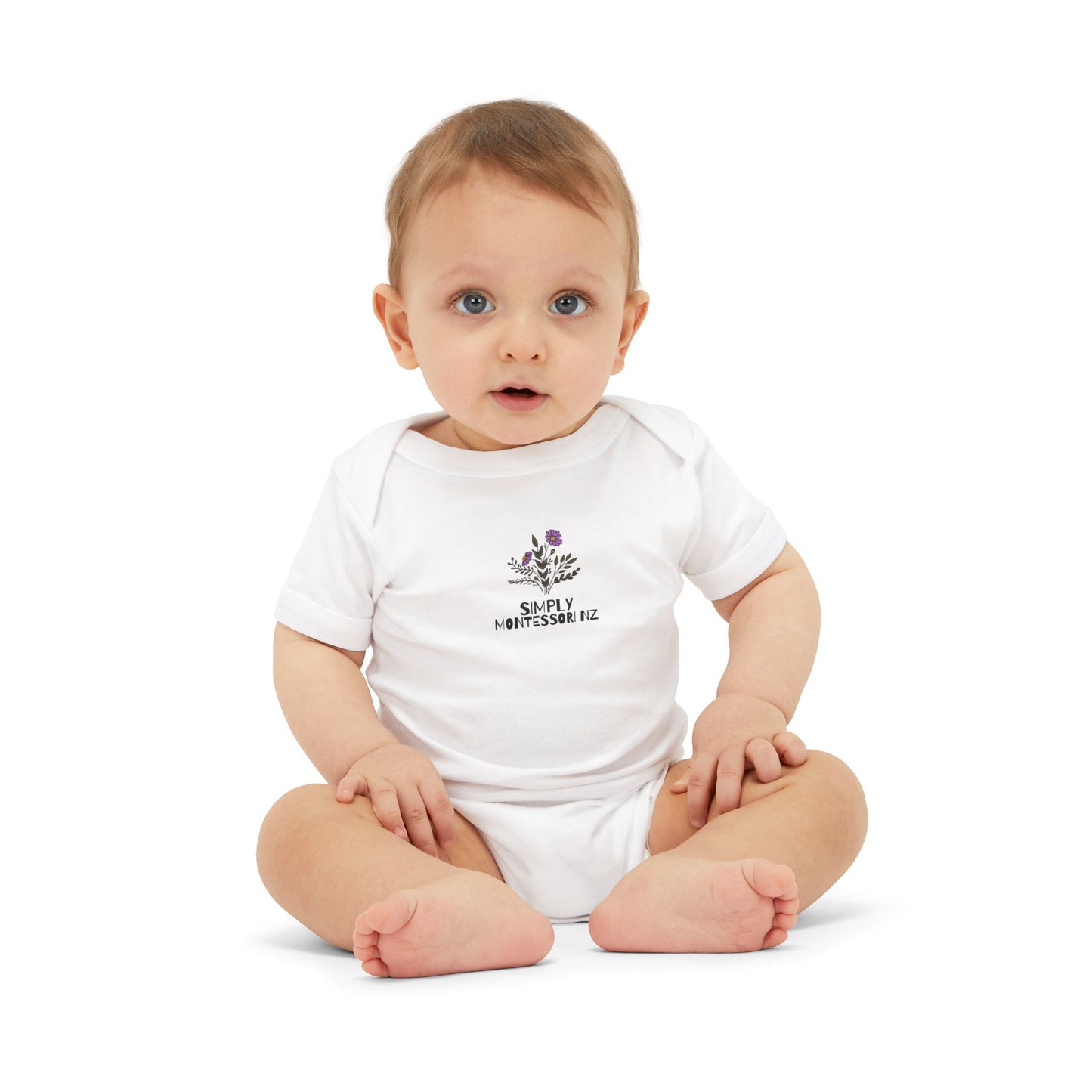 Simply Montessori Logo Onesie