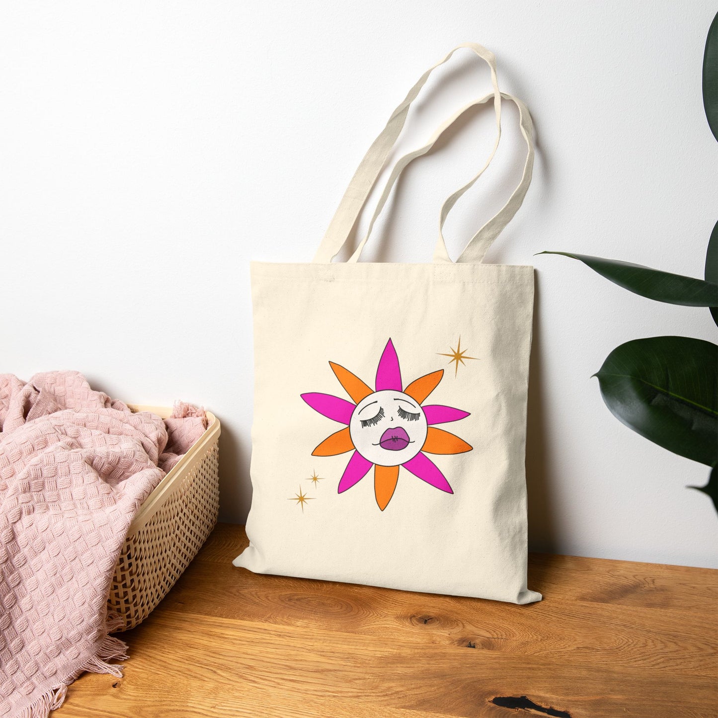 Vibrant Sun Tote Bag
