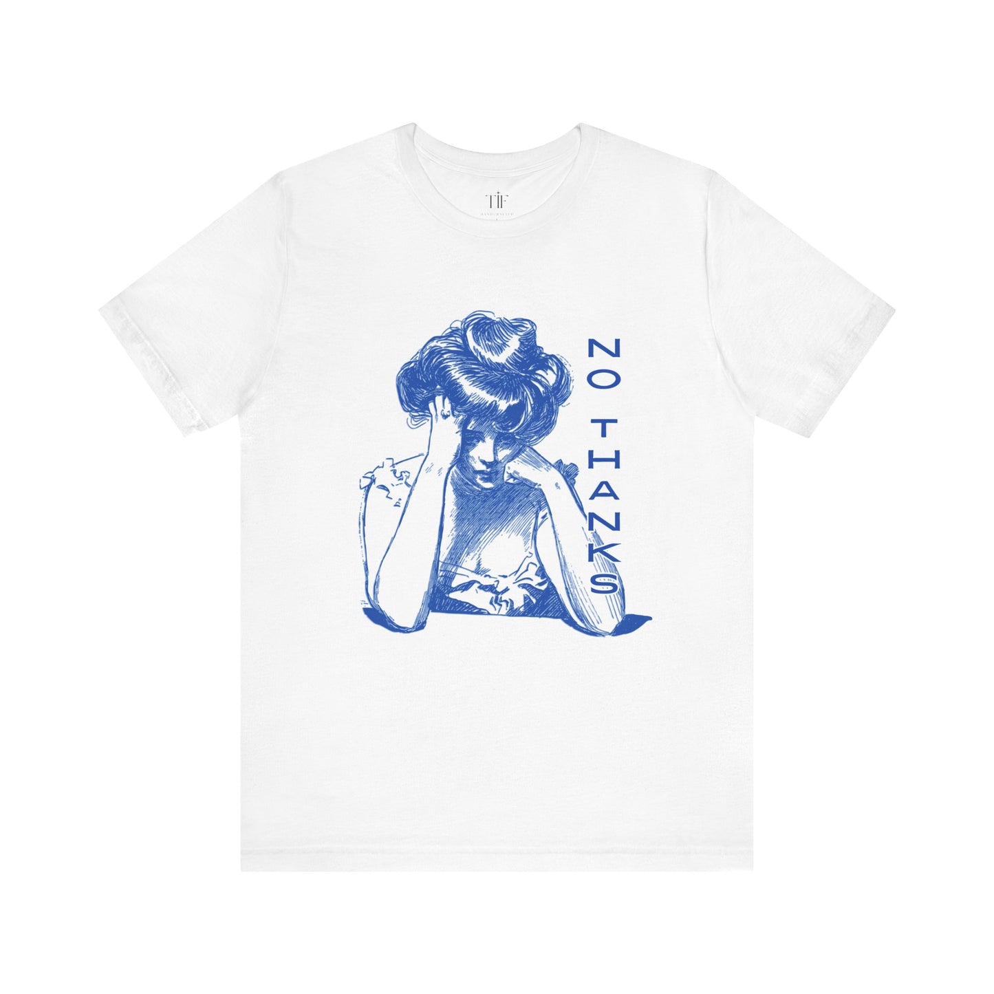 No Thanks Vintage Art Tee