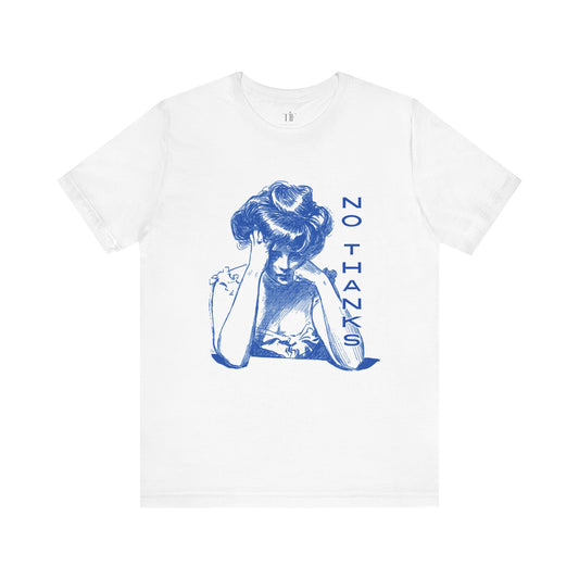 No Thanks Vintage Art Tee