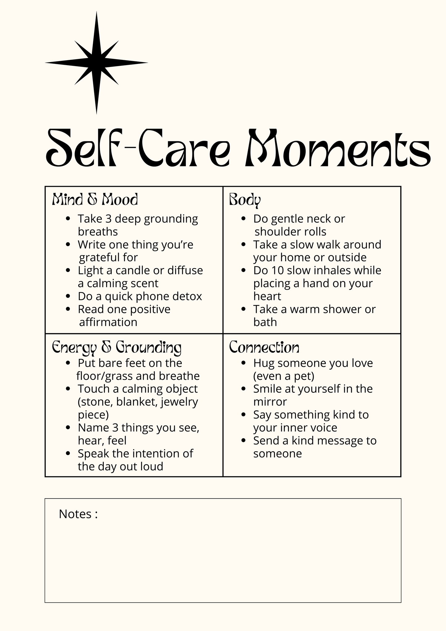 Peaceful Intentions:  A Guided Daily Journal