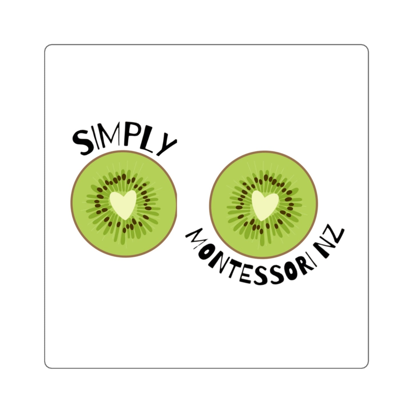Simply Montessori Kiwi Sticker
