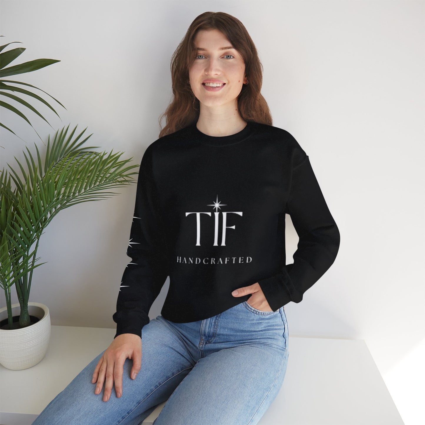 TIF Handcrafted Logo Crewneck Sweatshirt