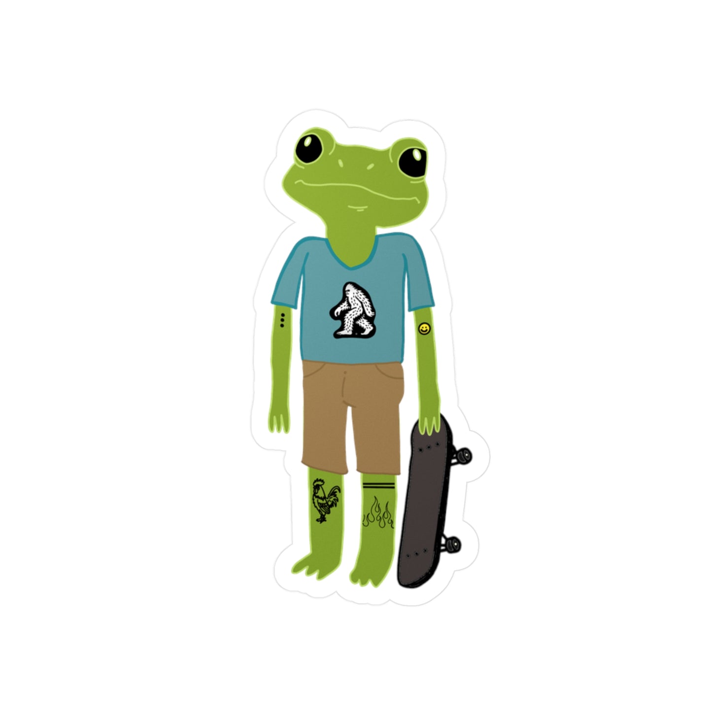 Kev the Frog Sticker