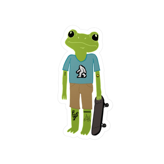 Kev the Frog Sticker
