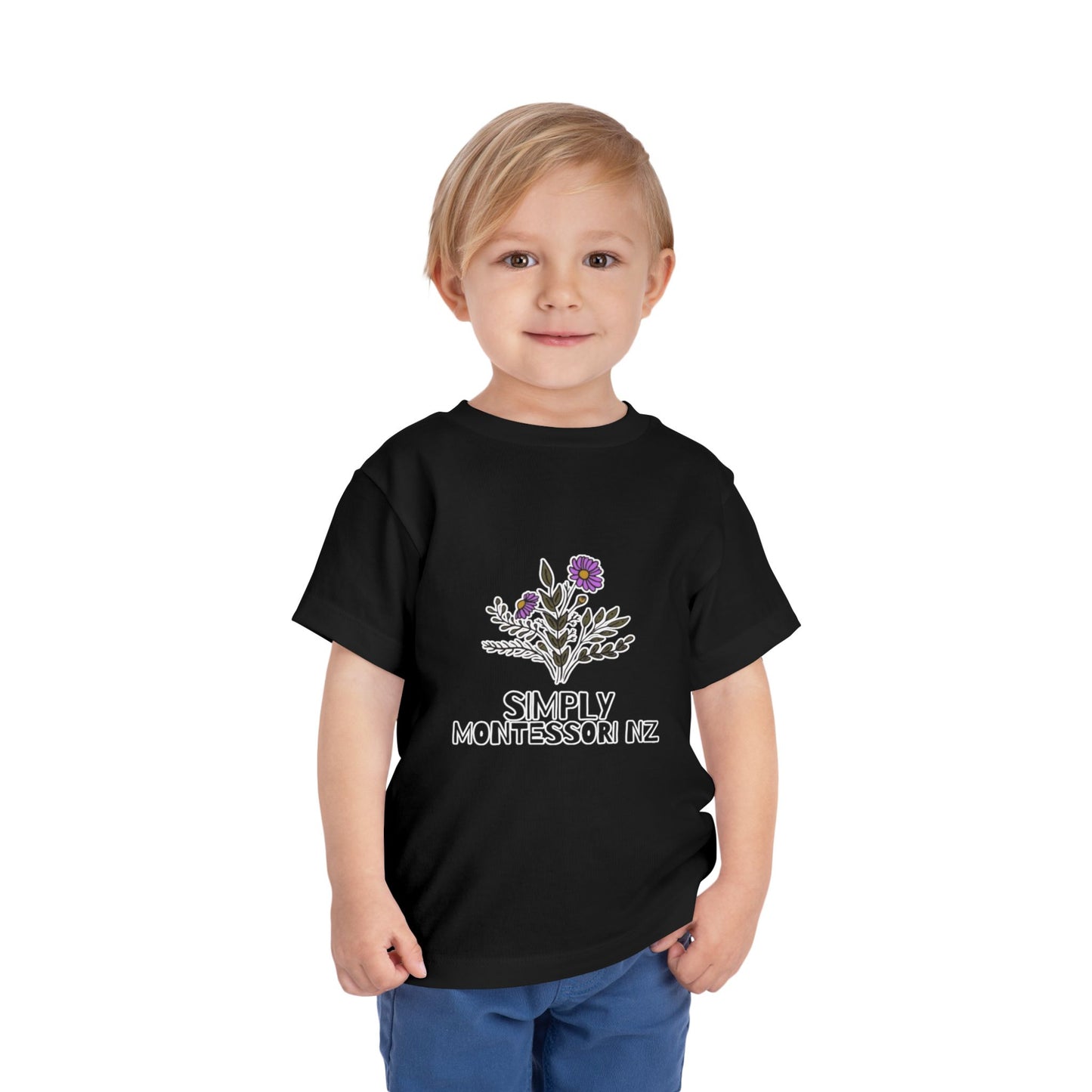 Simply Montessori Logo Toddler Tee