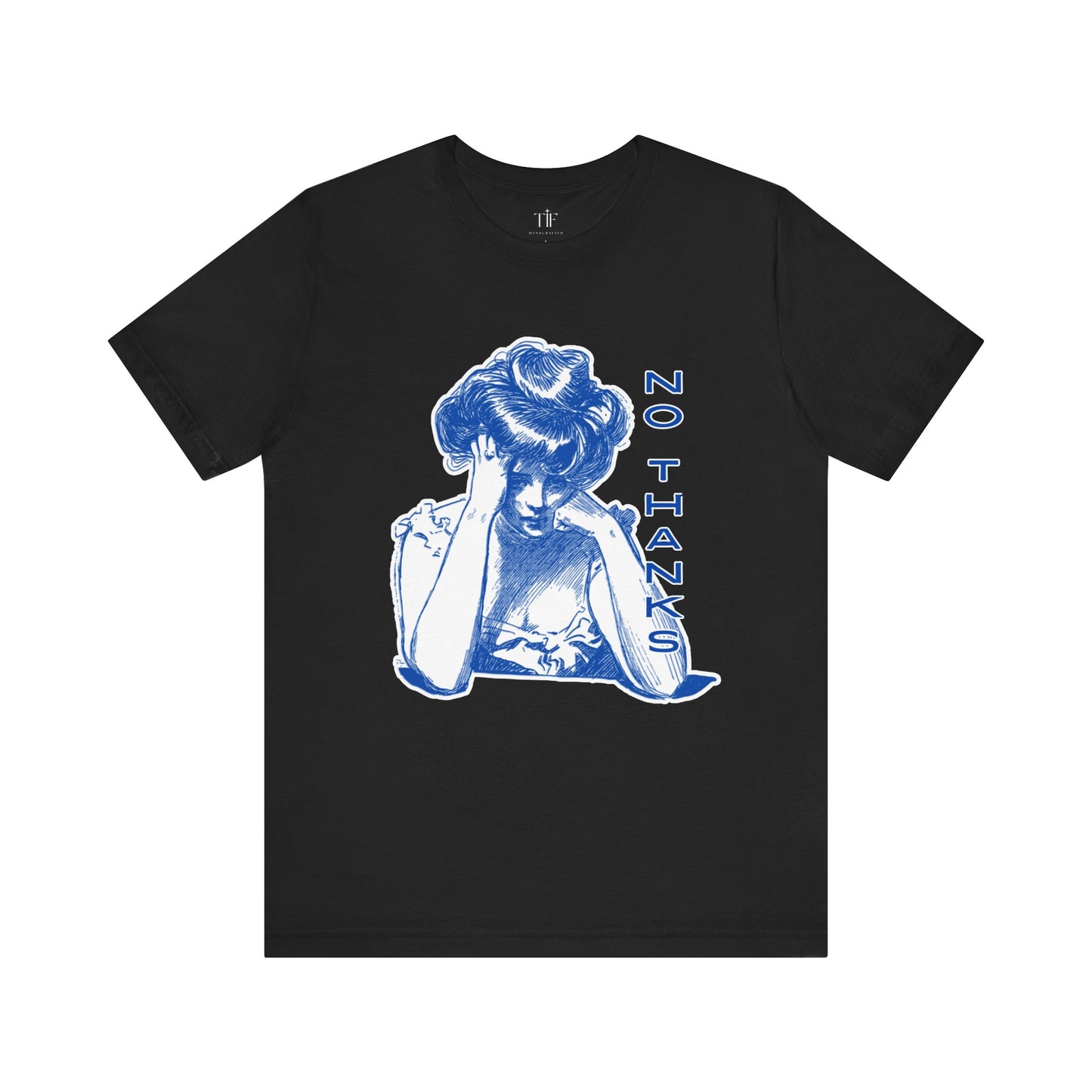 No Thanks Vintage Art Tee