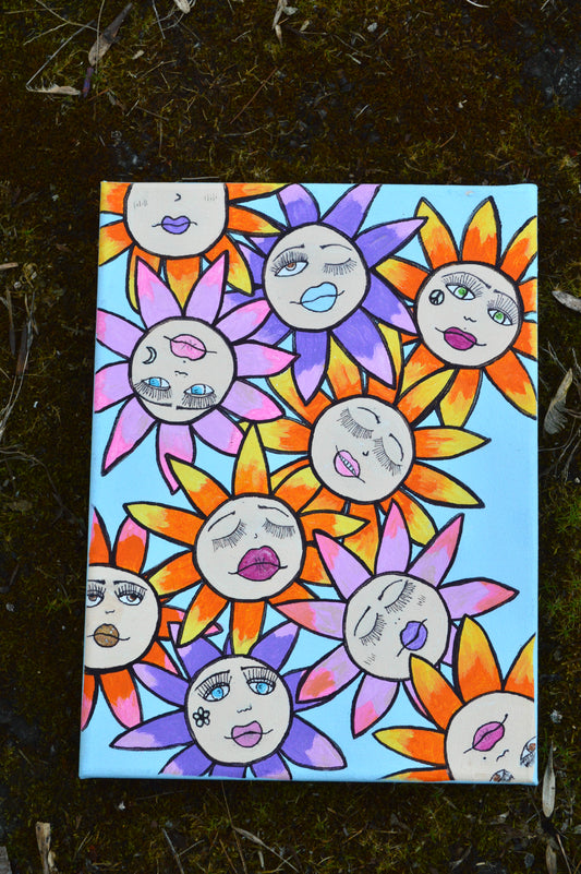 Vibrant Sun Painting