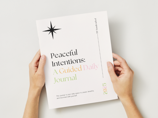 Peaceful Intentions:  A Guided Daily Journal